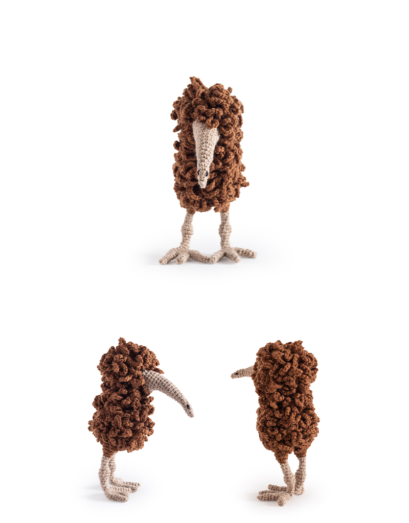 toft ed's animal ethel the kiwi amigurumi crochet